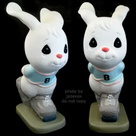 12" BIG PRECIOUS MOMENTS 2003 EASTER BUNNY RABBIT Roller Skate Skating FIGURINE