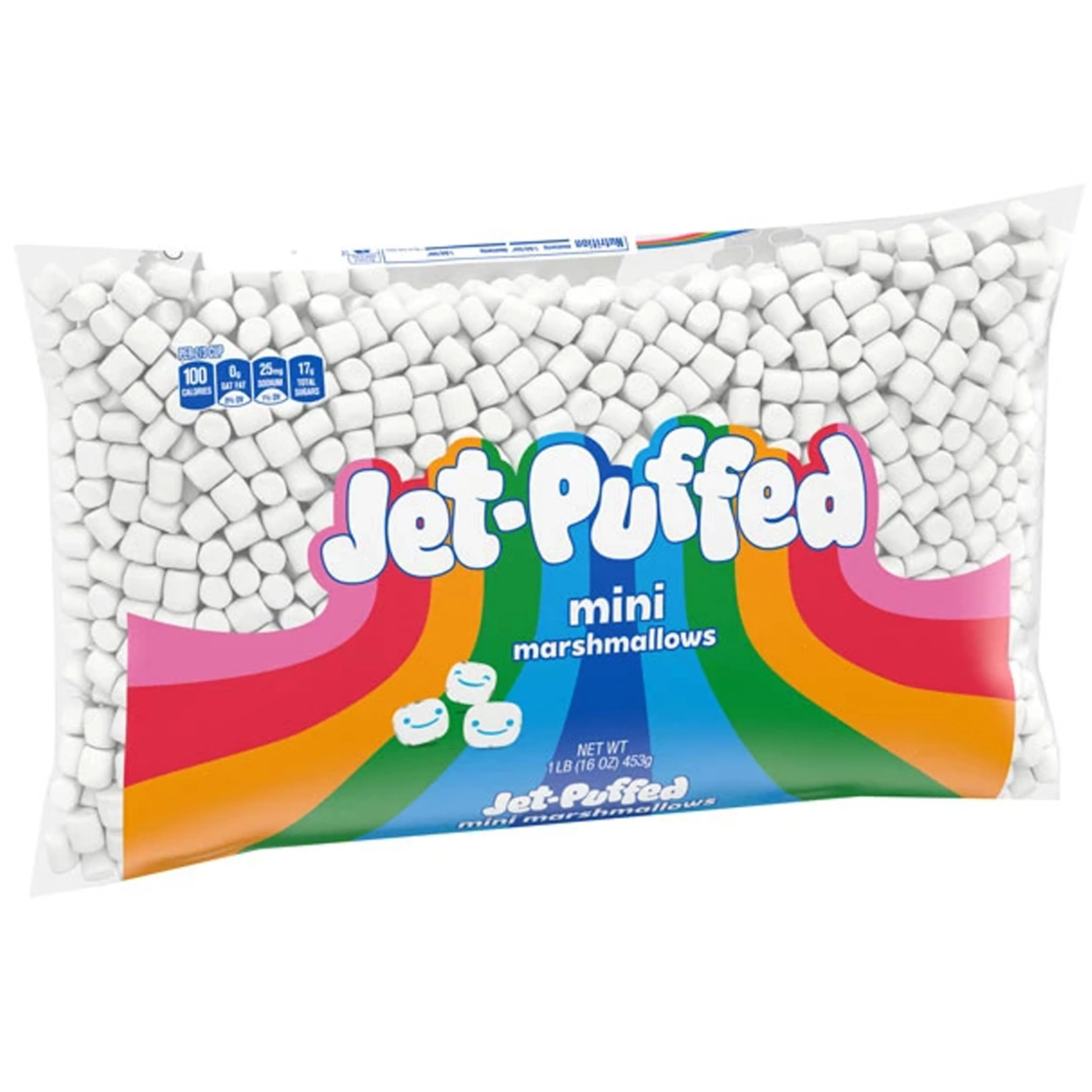 2 Bags Jet Puffed Marshmallows Miniature Hot Chocolate Mini Marshmallow 20 oz