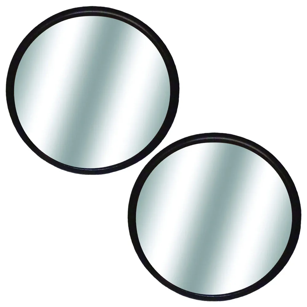 2 Blind Spot Rear Side View Mirrors 3" Wide Angle Convex Car Truck Universal Fit