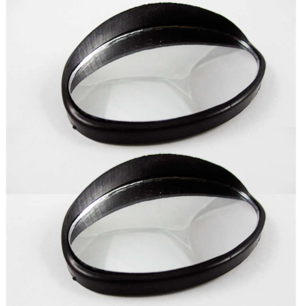 2 Car Blind Spot Mirror Vehicle Driver Wide Oval Angle Convex Auto Rear View !