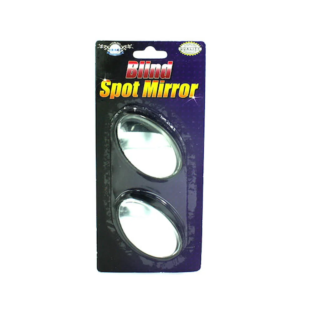 2 Oval Blind Spot Mirrors Car Wide Angle Rear View Side Vehicle Rearview Auto !!