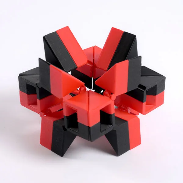 3D Treasures Magic Cube Fidget Toy (1pc) Multiple Colors