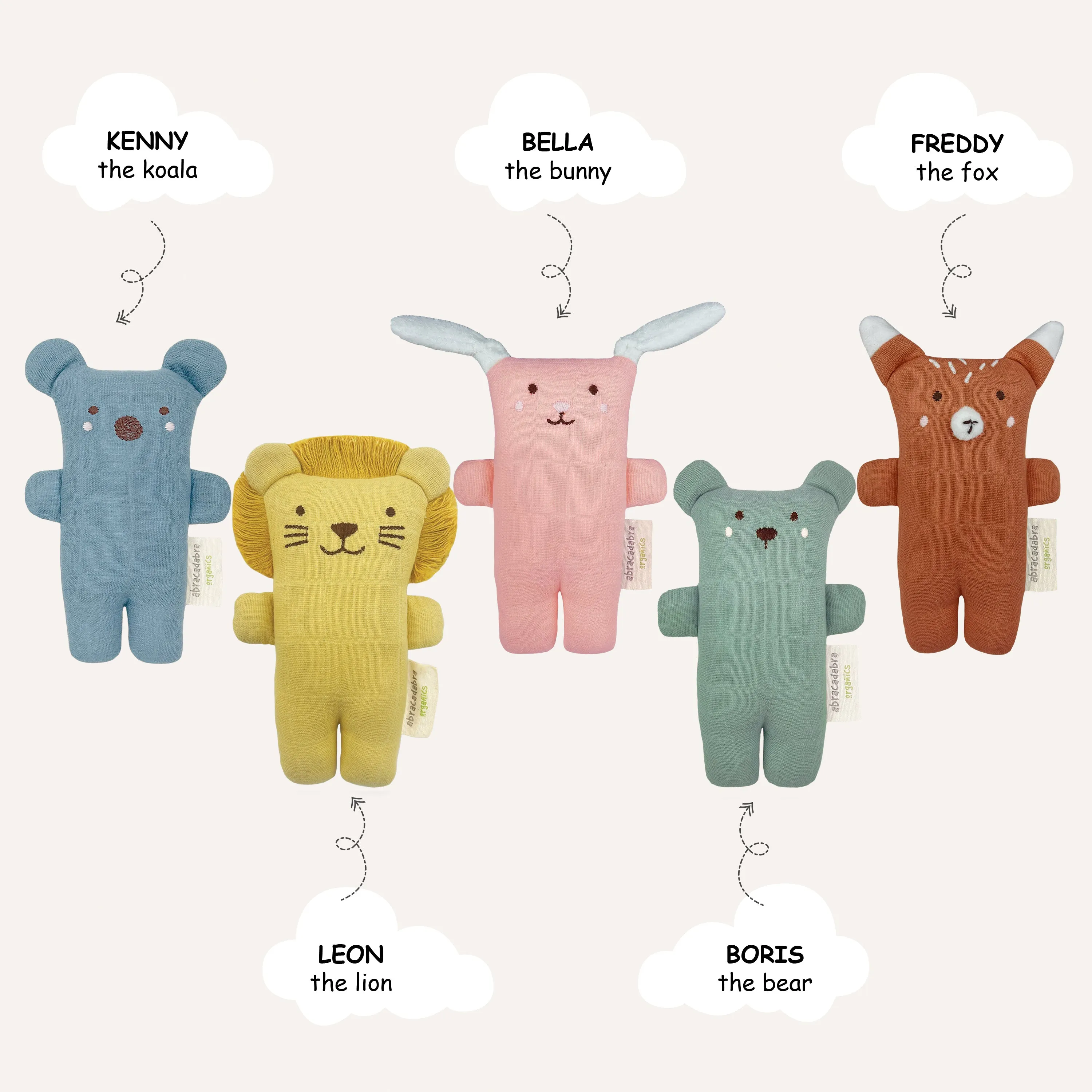 Abracadabra Organics Collectible Cuddle Toy - Bunny