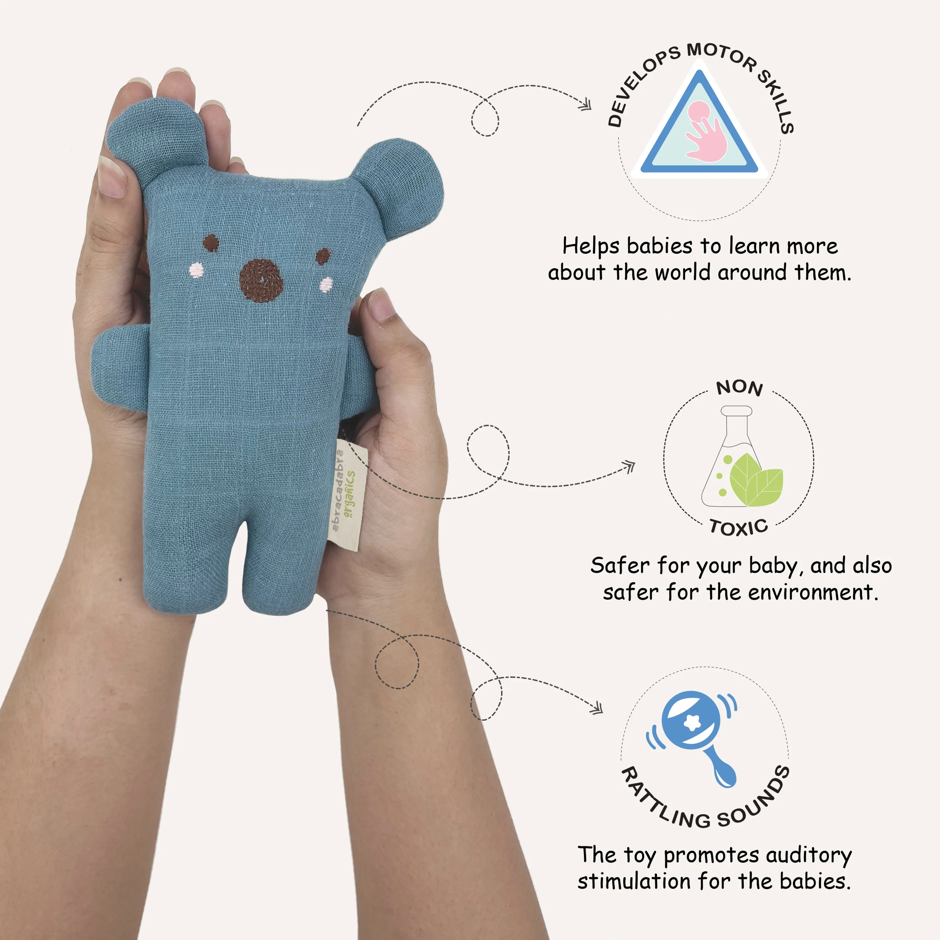 Abracadabra Organics Collectible Cuddle Toy - Koala Bear