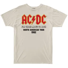 AC/DC North American Tour '82- Black Label Tee
