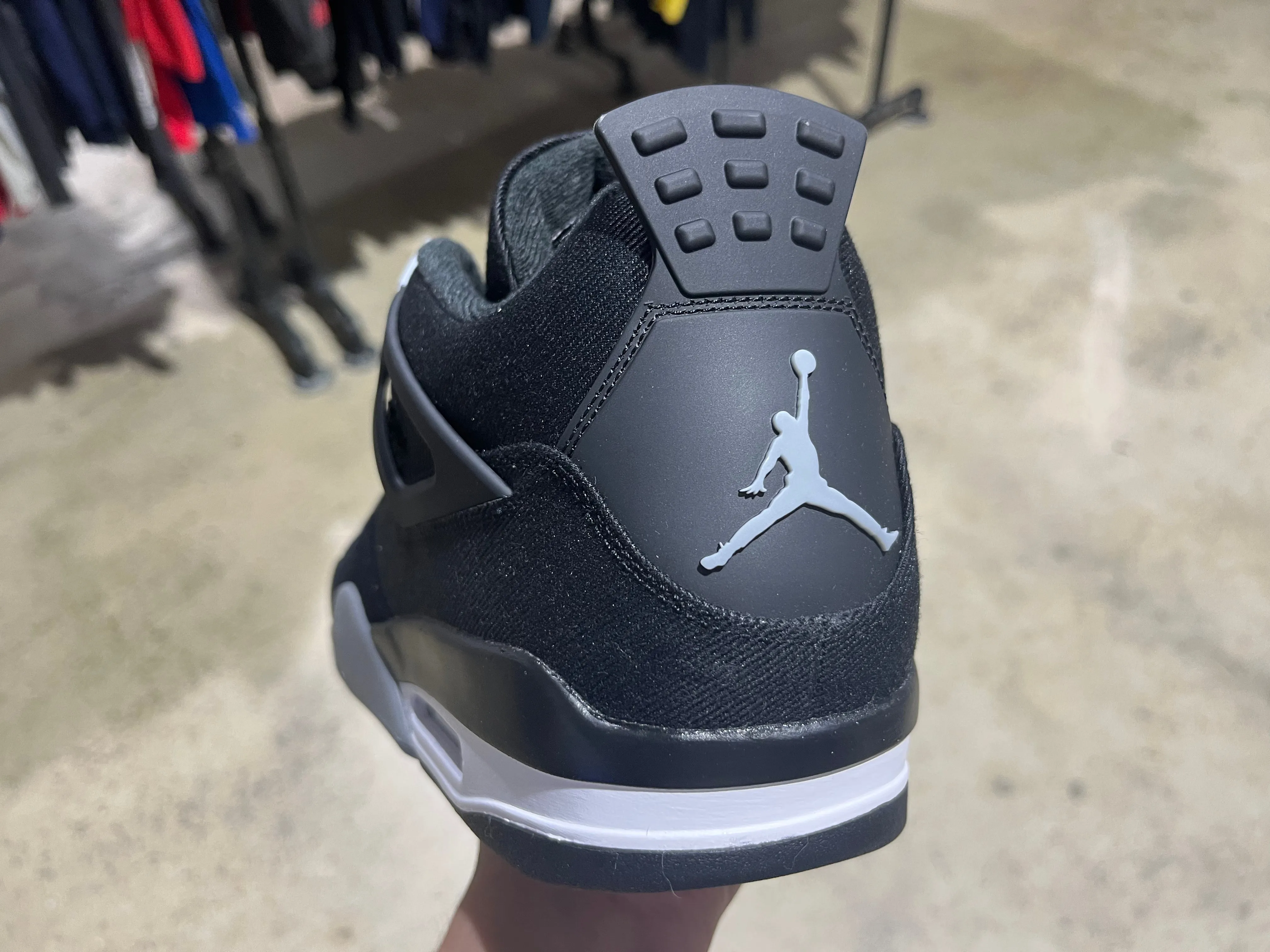 Air Jordan 4 Retro SE - Black Canvas