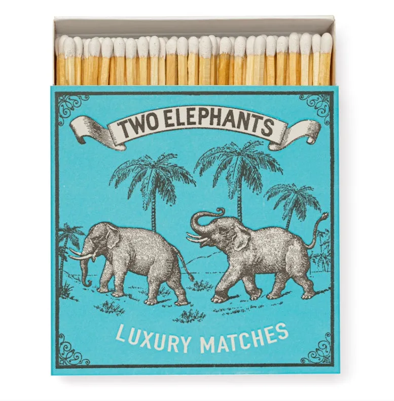 Archivist Match Boxes - Two Elephants