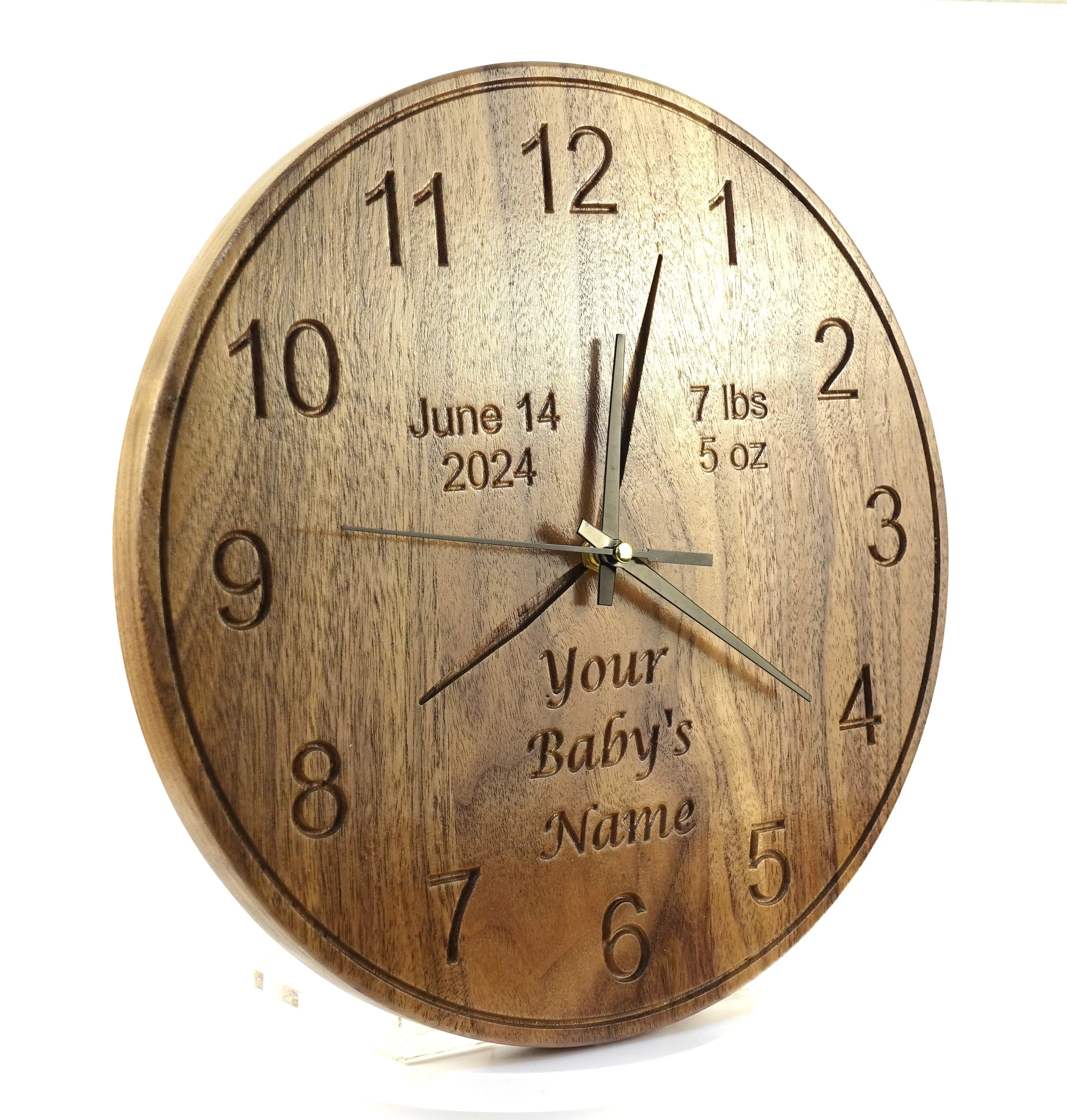 Baby's Arrival Custom Clock