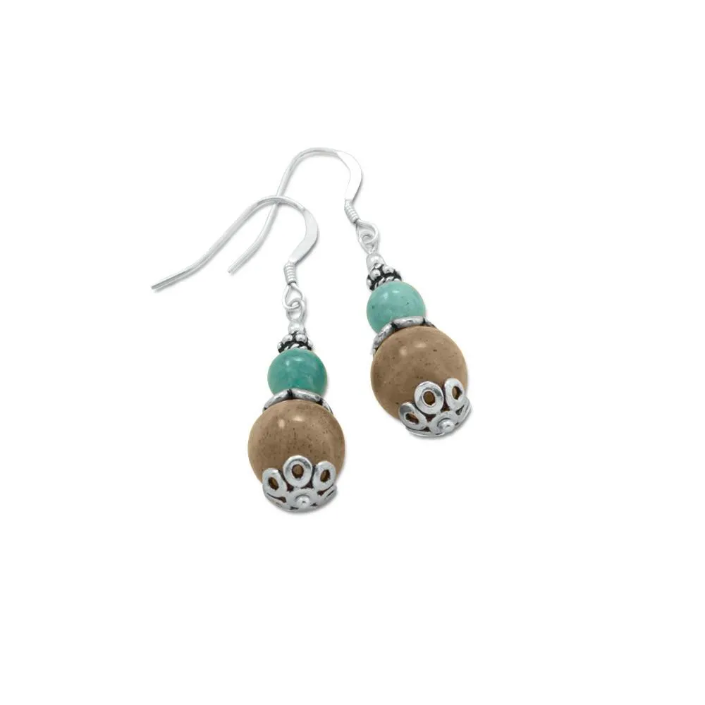 Baila Luna Labradorite Drop Earrings