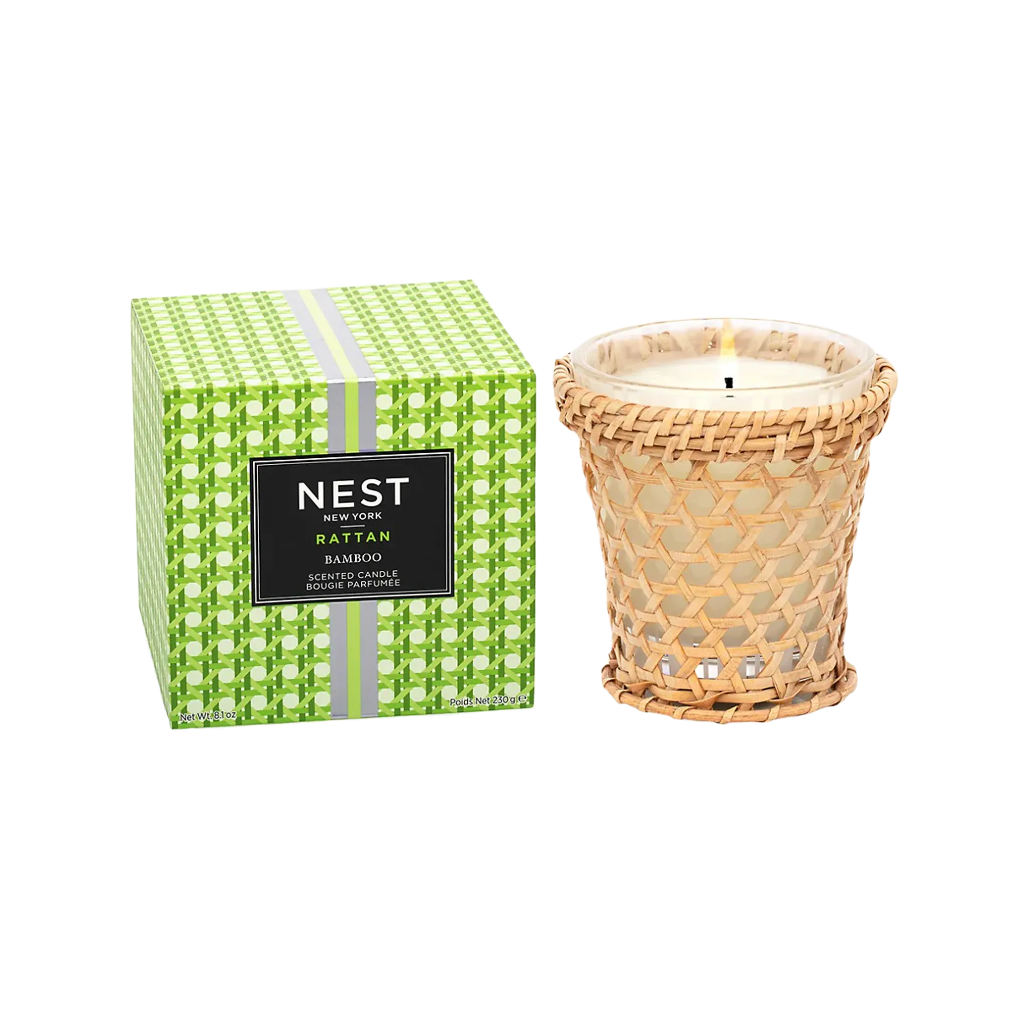 Bamboo Rattan Classic Candle