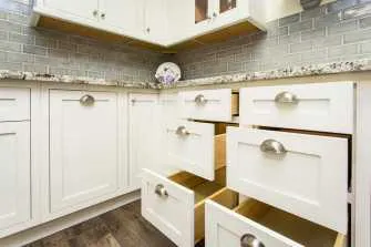 Basket Blind Corner Base (Left or Right) Custom Blind 45" Inch