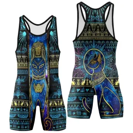 Bastet Galaxy Wrestling Singlets