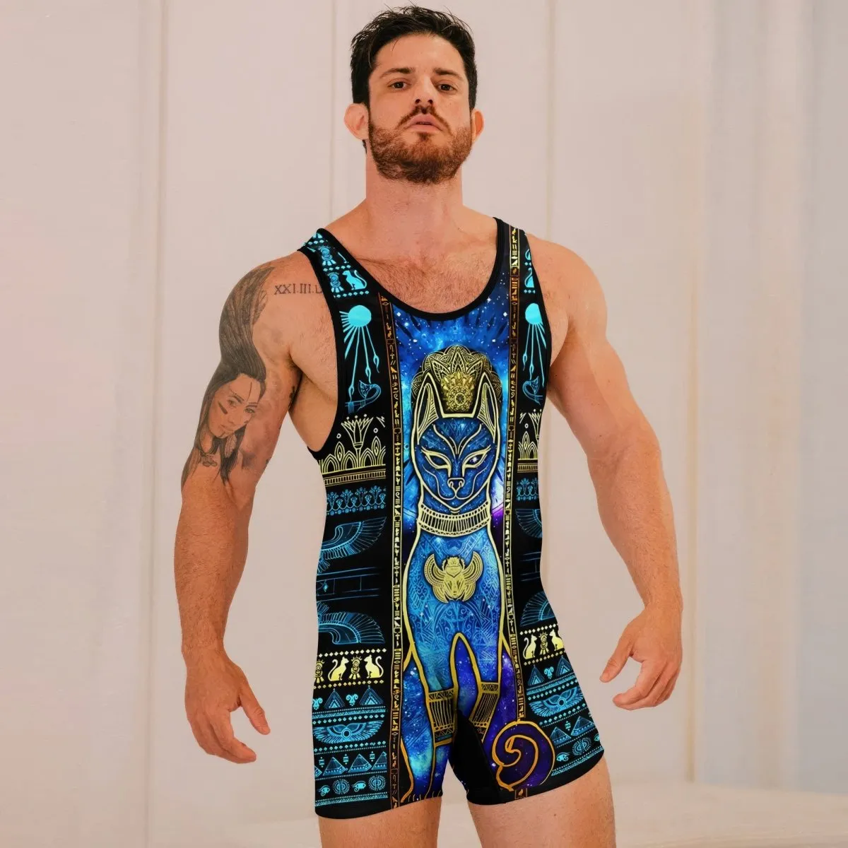 Bastet Galaxy Wrestling Singlets
