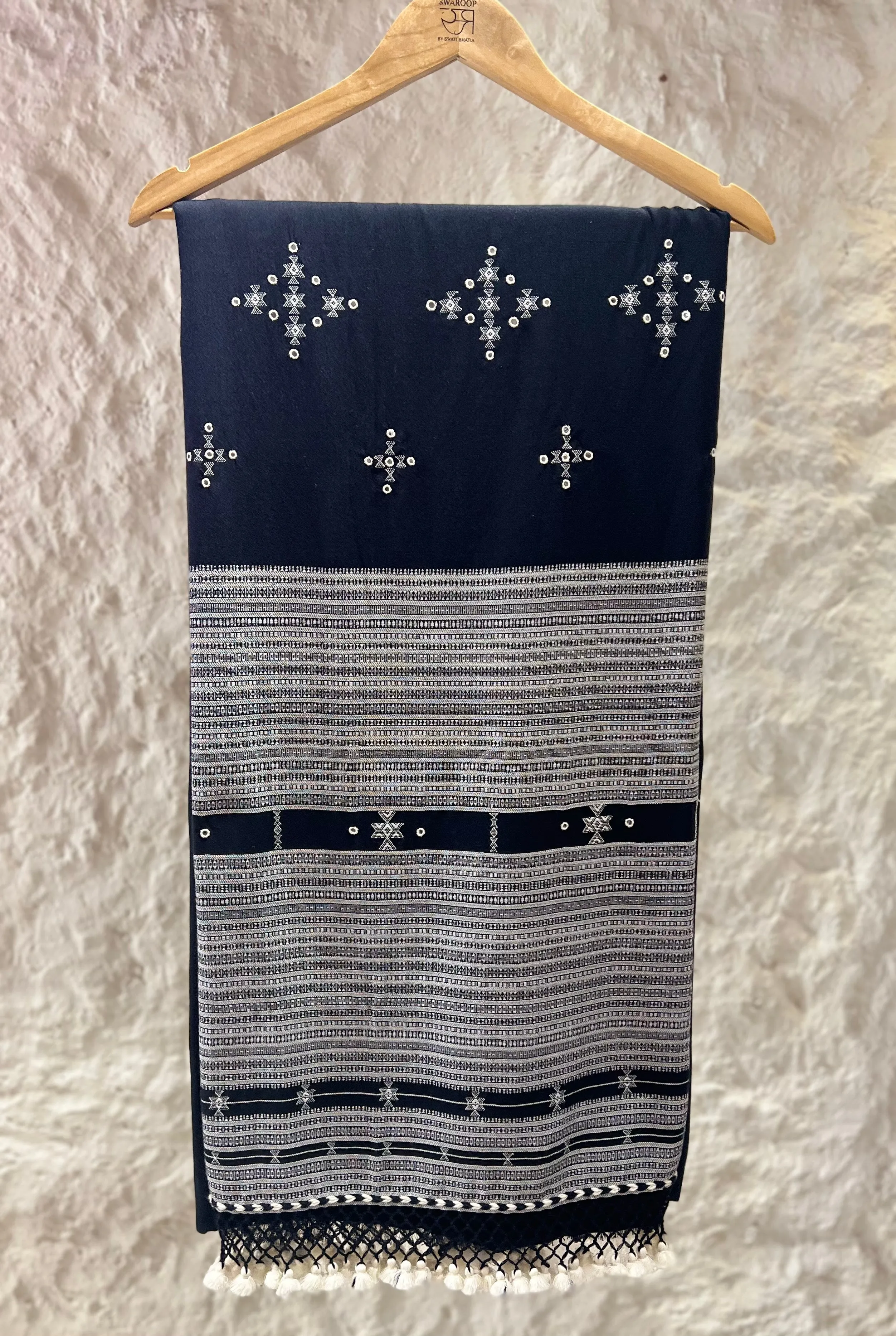 Black Bhujodi Saree