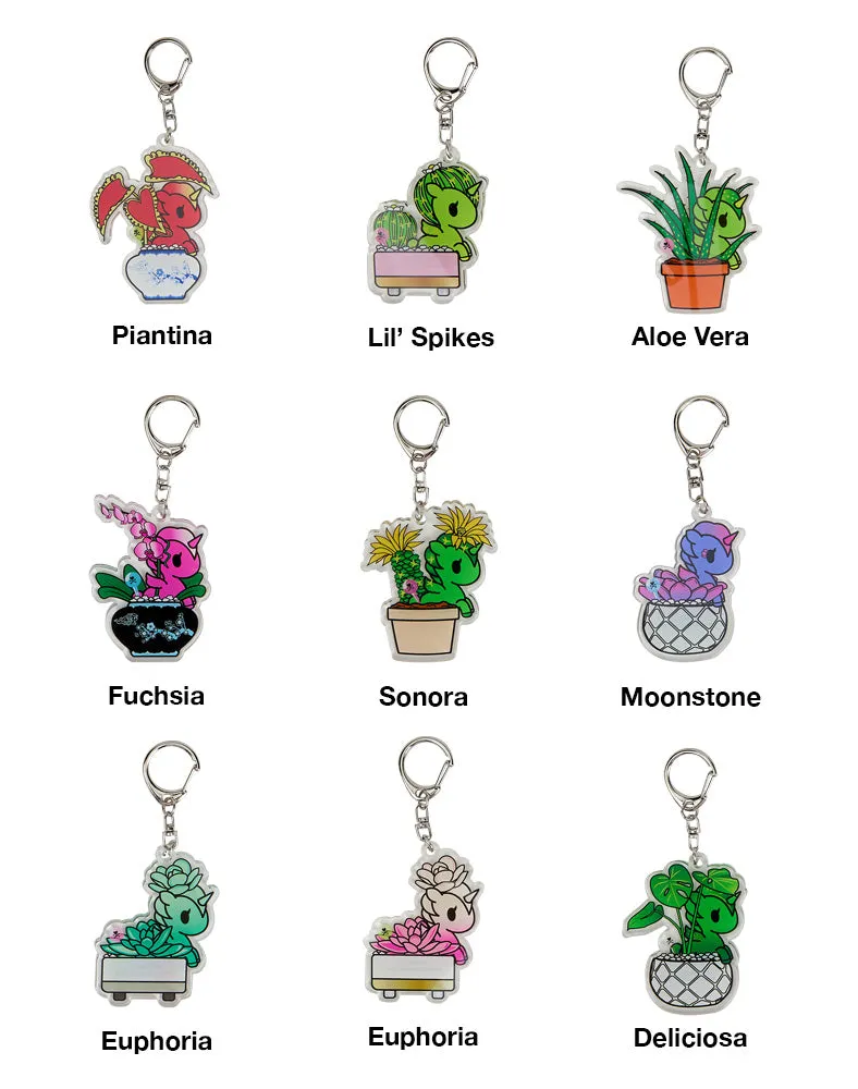 Botanical Unicorno Acrylic Keychain Blind Box
