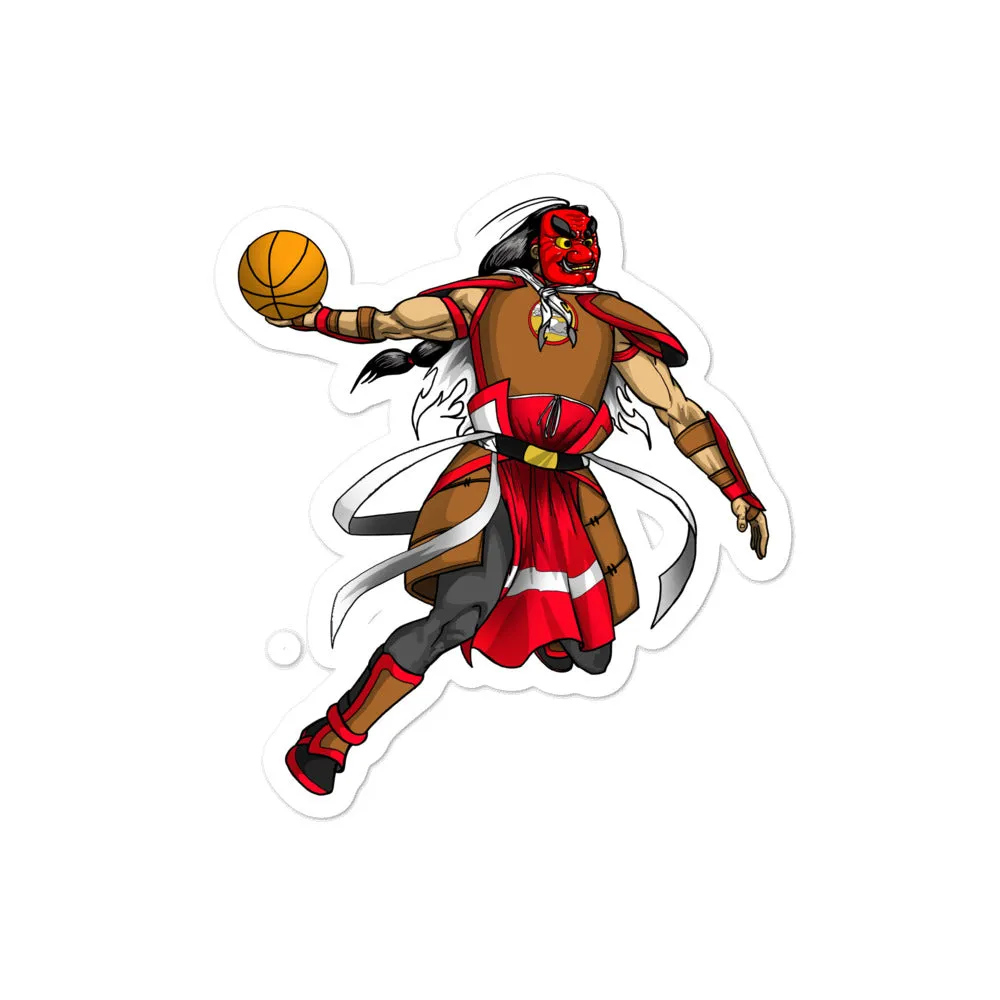 Brown warrior Bubble-free stickers