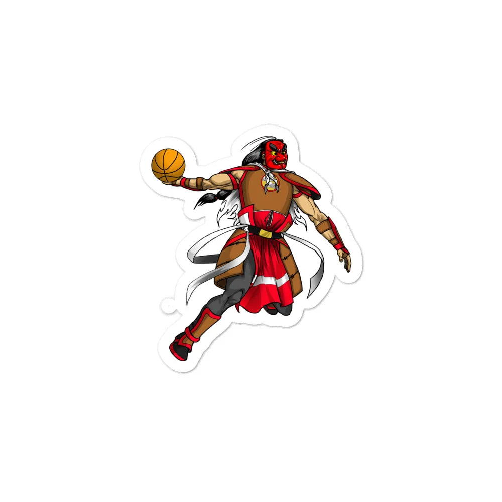 Brown warrior Bubble-free stickers