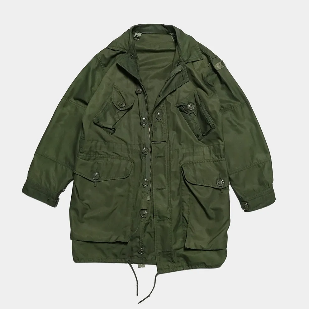 BZEN J1- RECYCLED & USED CANADIAN  COMBAT MILITARY EXTREME COLD WEATHER BUTTON OUT LINER PARKA FROM 1975-1992- OG107