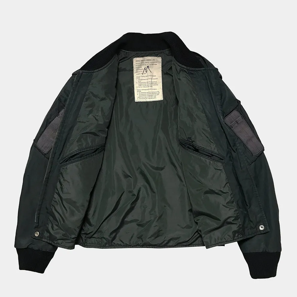 BZEN J5- RECYCLED & USED CANADIAN AIR FORCE BOMBER JACKET-ARMY GREEN
