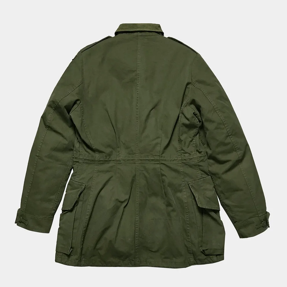 BZEN J9 MKll- RECYCLED USED CANADIAN ARMY COMBAT COAT MKll FROM 1967-1991- OLIVE GREEN