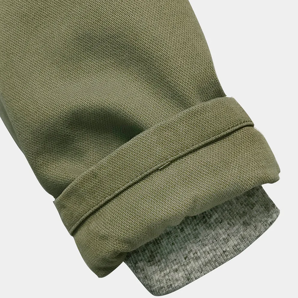BZEN N1 DECK JACKET SHERPA LINED RIB CUFF WATER REPELLENT GREEN