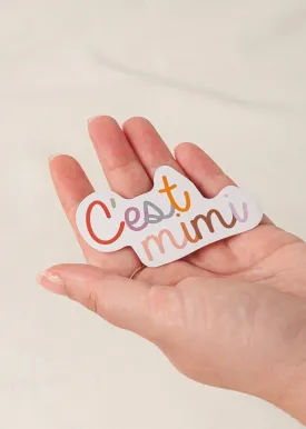 C'est Mimi - Vinyl Sticker