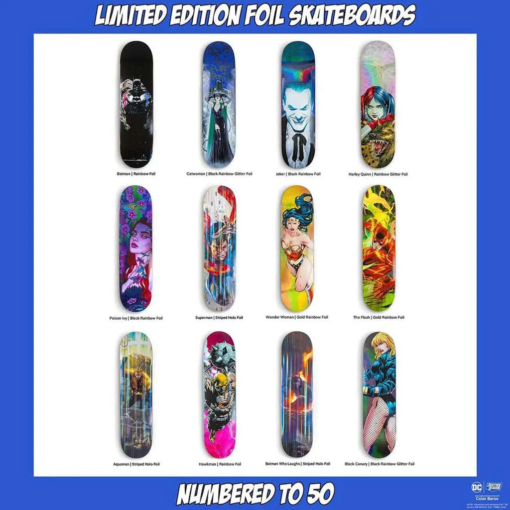 COLOR BARS X DC COMICS BLIND BAG DECK