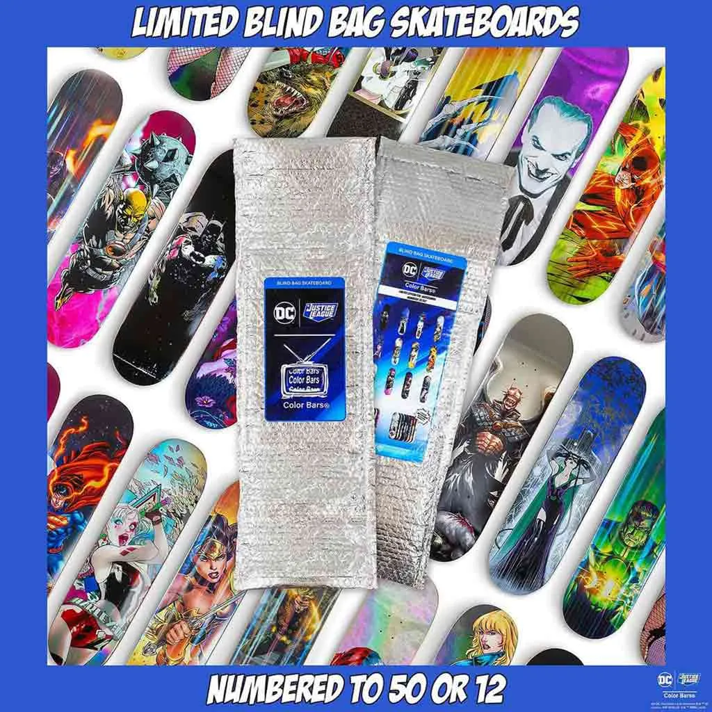 COLOR BARS X DC COMICS BLIND BAG DECK