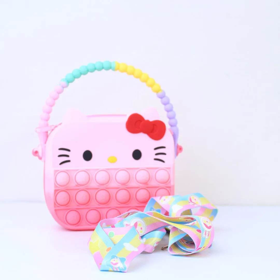 Cute Character Pink Themed Premium Quality Popit Bag