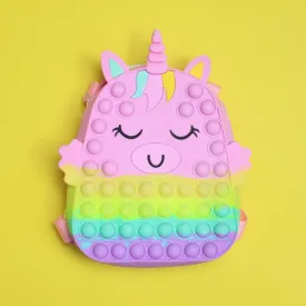 Cute Character Purple Themed Premium Quality Backpack Bag