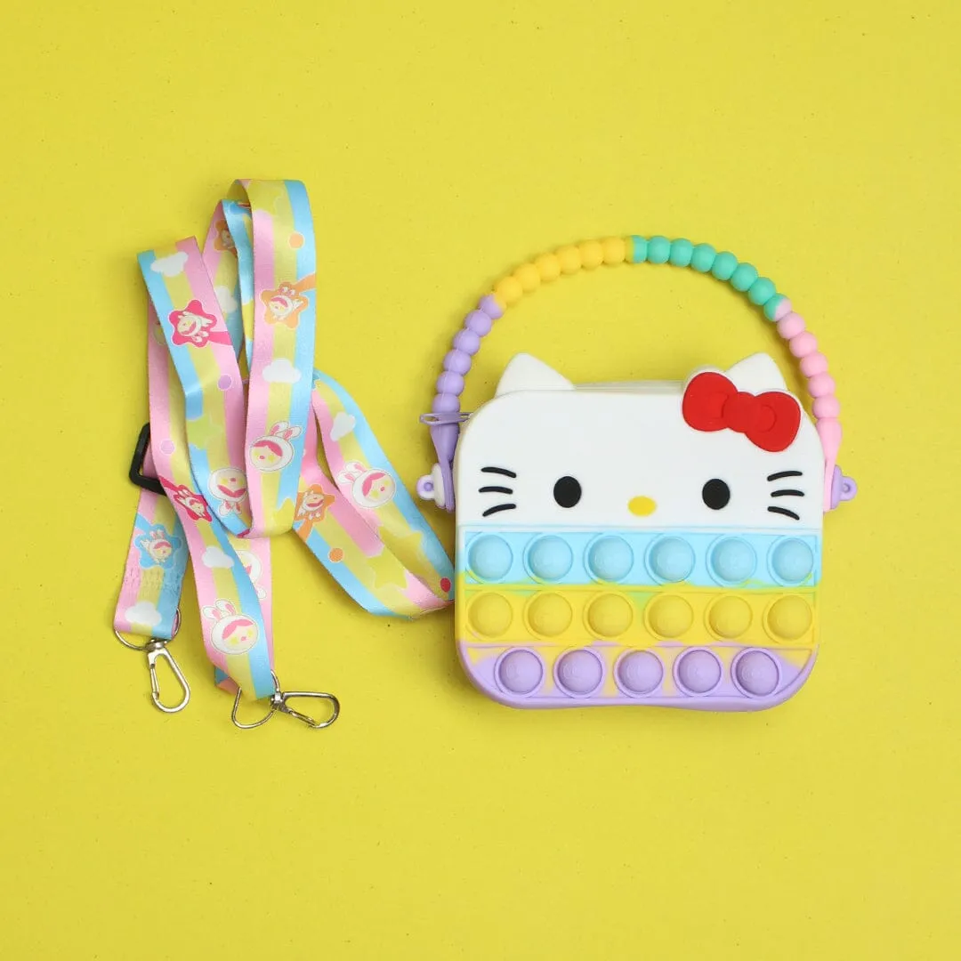 Cute Character Purple Themed Premium Quality Popit Bag