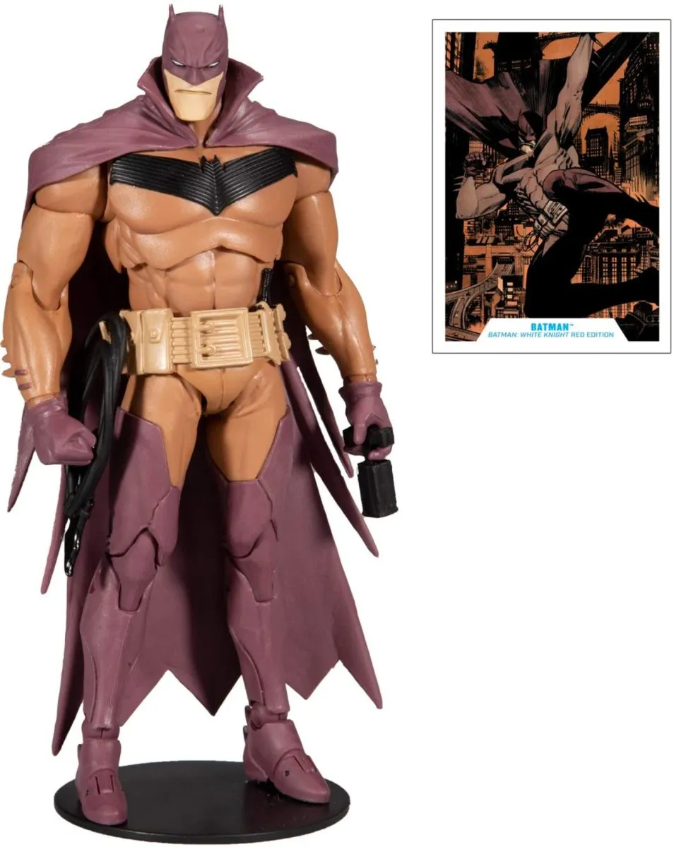 DC Multiverse Action Figure White Knight Batman (Red Variant) 18 cm