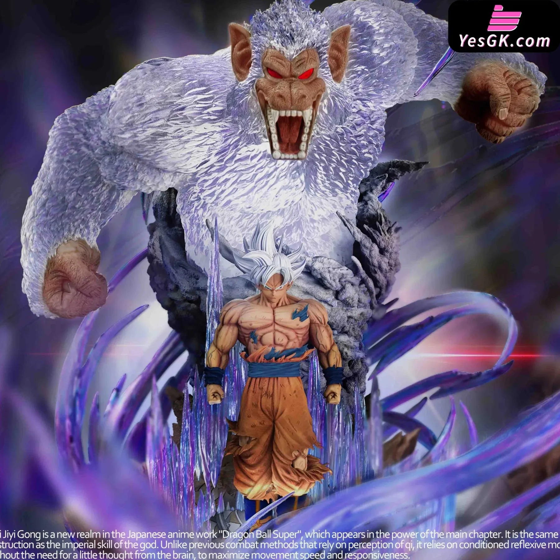 Dragon Ball Ultra Instinct Son Goku Statue - Hunter Studio [In-Stock]