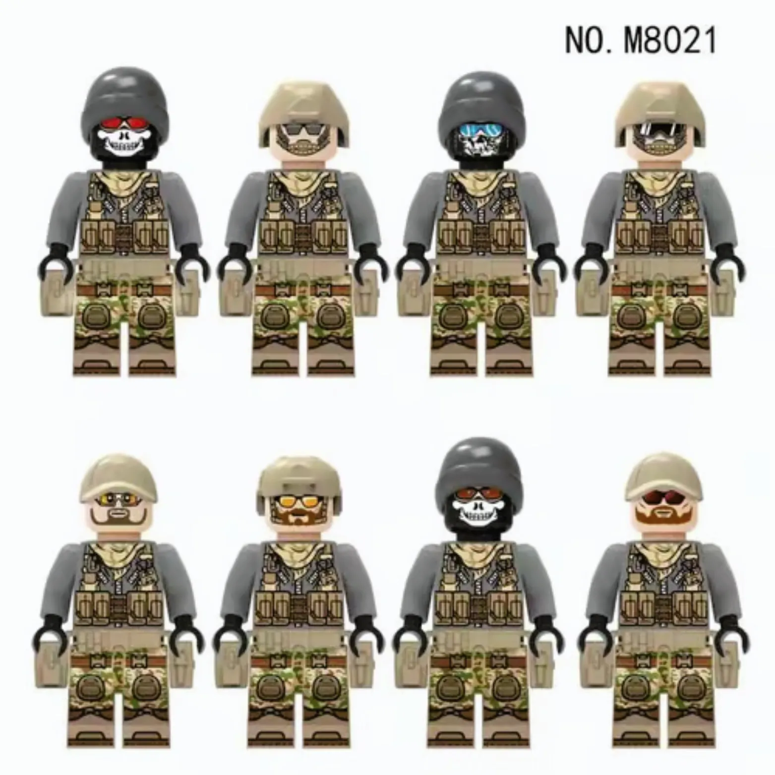 Elite Mercenary Team - 8 Man Squad - Mil-Blox