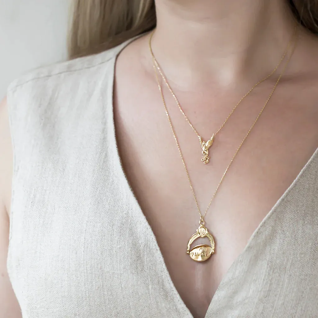 Emerald Phoenix Necklace