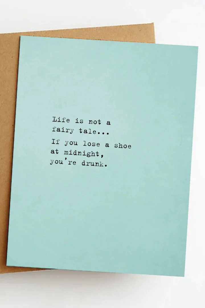 Fairy Tale Drunk Card