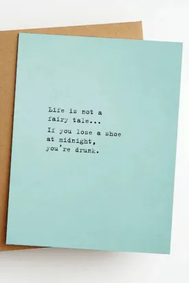 Fairy Tale Drunk Card