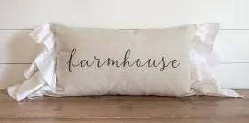 Farmhouse Pillow Cover.