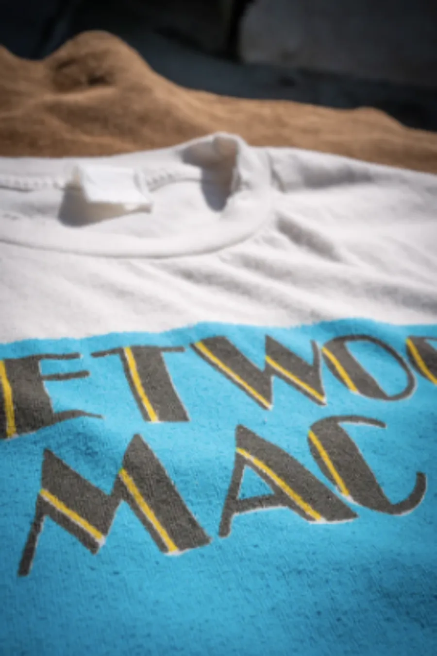 Fleetwood Mac Crew Tee Vintage White