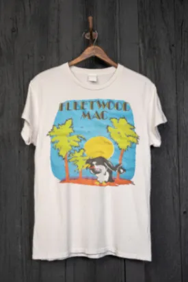 Fleetwood Mac Crew Tee Vintage White
