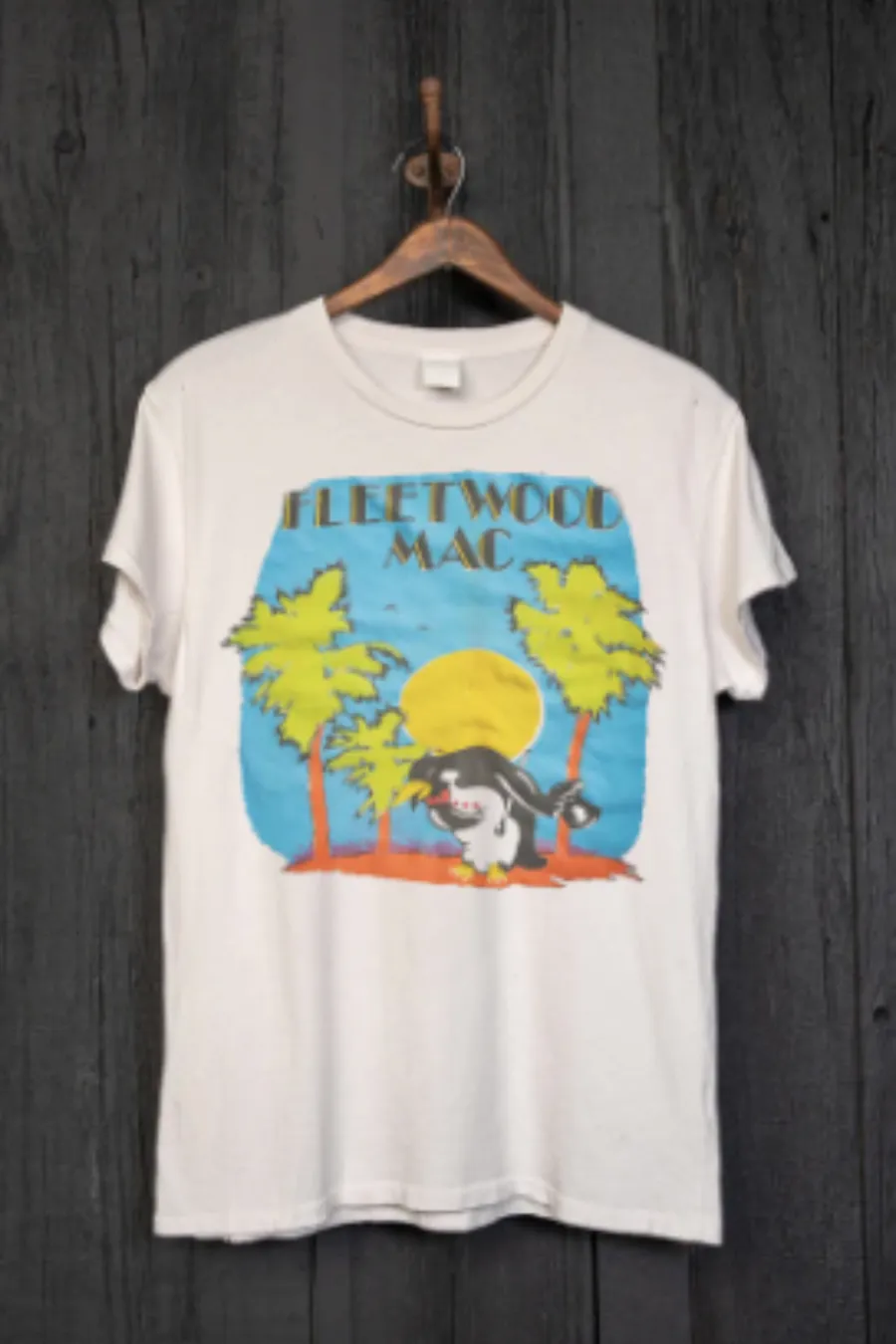Fleetwood Mac Crew Tee Vintage White