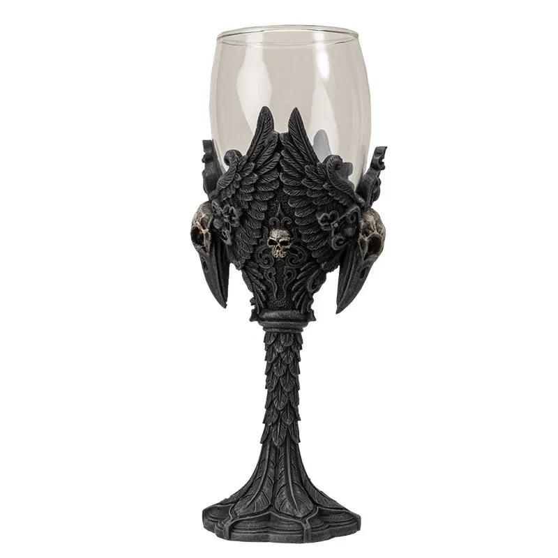 Goblet - Raven - Resin - 3.5"x3.5"x8