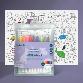 Hey Doodle Mat - Aussie Animals | 123