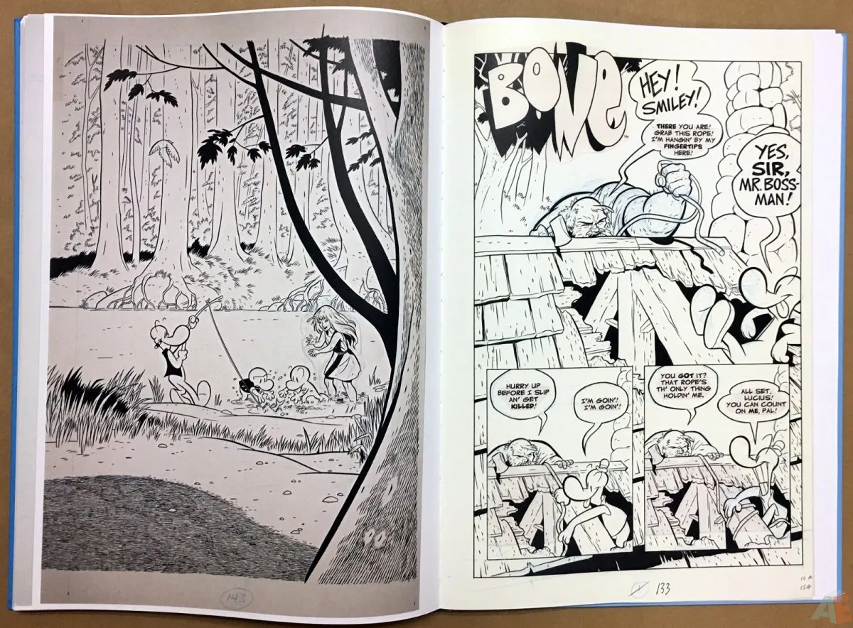 Jeff Smith Bone Great Cow Race Artist Edition HC