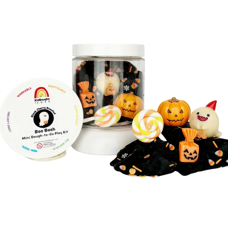 KidDoughs - Halloween Mini Dough-to-Go Jars 8oz - 4 Options