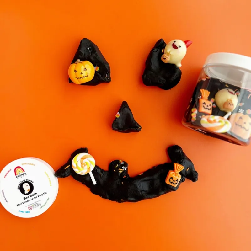 KidDoughs - Halloween Mini Dough-to-Go Jars 8oz - 4 Options