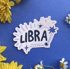 Libra Zodiac Sticker