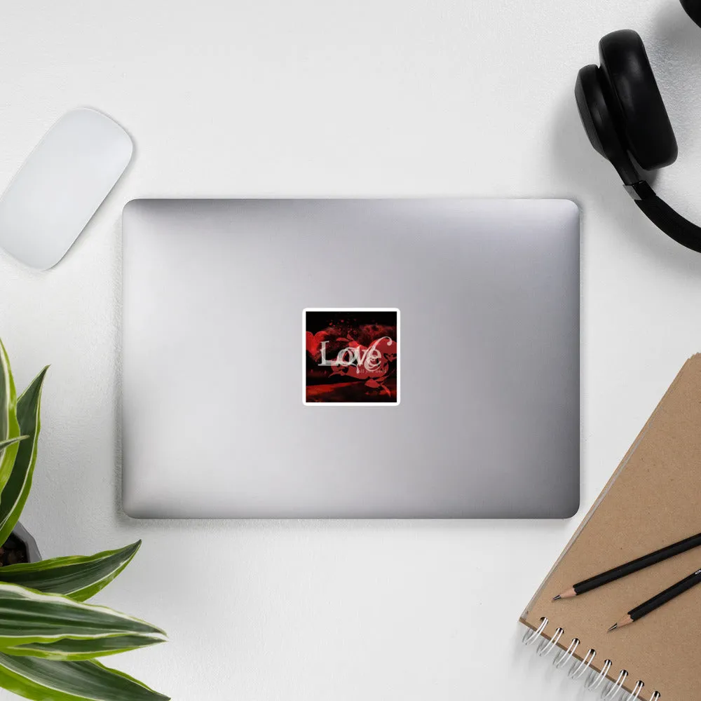 Love is All You Need by Bob Shema, Bubble-free stickers