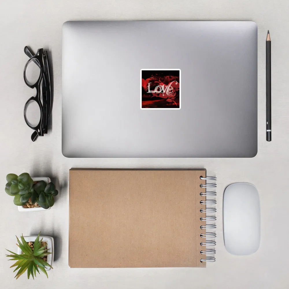 Love is All You Need by Bob Shema, Bubble-free stickers