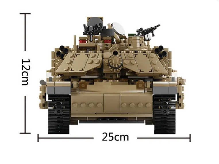 M1A2 Abrams Tank - Mil-Blox